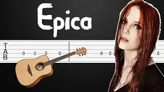 Epica - Rivers Guitar Tutorial, Guitar Tabs, Guitar Lesson