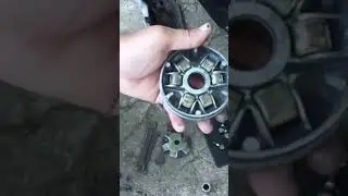 Какой вес и размер у заводских роликов скутера Honda Dio AF-62/68/61.