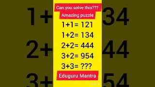 Can you Solve this Amazing puzzle? 🤩 #maths #shorts #tricks #shortcut