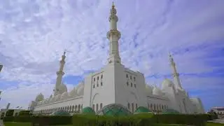 Grand Mosque Abu Dhabi Free video For content creators