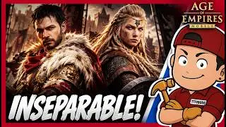 Why Scipio + Lagertha Are INSEPARABLE! Best Swordsmen Builds Explained - Age of Empires Mobile