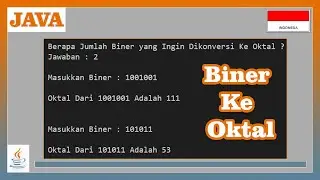 Program Java Konversi Biner Ke Oktal