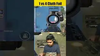 1 vs 4 Clutch Fail 🥹😎 | BGMI Telugu Live | Sai Beast YT | #short #shorts #shortvideo