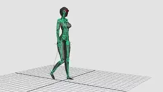 Humanoid Robot [13] - Walking Animation + Unity Import