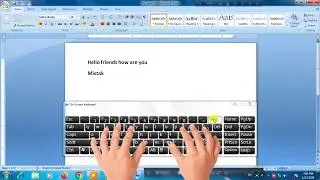 How to type on Ms word. Beginner’s Guide,MS word typing kaise karen
