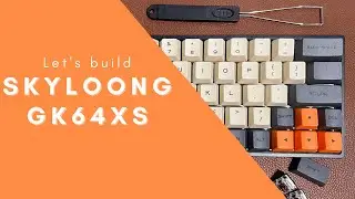 Building a budget custom keyboard SkyLoong GK64XS with Bluetooth for a friend