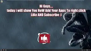 How add  apps to right click menu windows 10