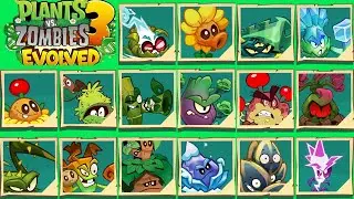 Plants vs Zombies 3: Evolved - All Plants Showcase + Gameplay (Update 26.3.6)