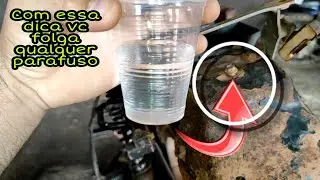 Veja como folgar parafuso velho travado, enferrujado, que não quer sair