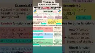 Lamda function in python