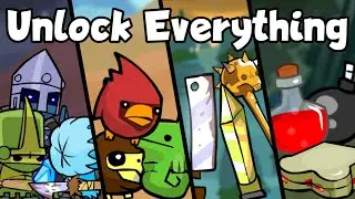 How To Unlock EVERY Character, Pet Orb, Weapon, & Item In Castle Crashers!