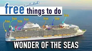 FREE on Wonder of the Seas: Things to do that won't break the bank!
