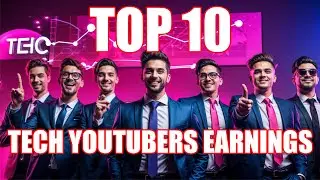 Top 10 Tech YouTubers Earnings From YouTube in USA 2024