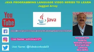 Jagged Array in Java Programming Language