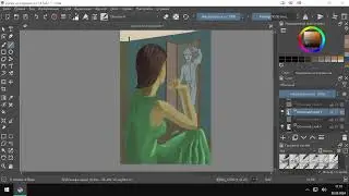 Продолжаем рисить девушку. StepanoID Free artist