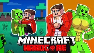 I Survived 100 DAYS as MIKEY from MAIZEN in HARDCORE Minecraft!