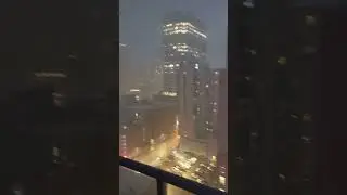Downtown Denver hail storm progression - 6/21/2023