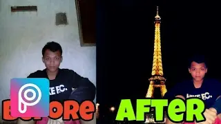 Picsart editing tutorial #3 | cara mudah mengubah background foto dengan android