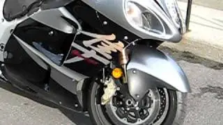 Suzuki Hayabusa with Custom Pipes