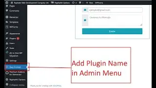 Class-05 How to Add/Show Your WordPress Plugin Name in Admin Menu In Dashboard.