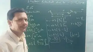 Electric potential due to point charge #class  12 #rbse #cbse #Physics 365