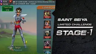 Lords Mobile: Saint Seiya  Limited Challenge Stage 1 | Cosmo Unleashed