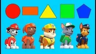 Aprende Las Figuras Geometricas Con La Patrulla Canina - Videos Para Niños