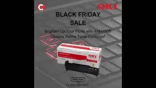 Brighten Up Your Prints with 44844505 Okidata Yellow Toner Cartridge 