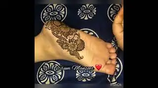 Arabic feet sole design