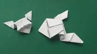 Лягушка оригами
