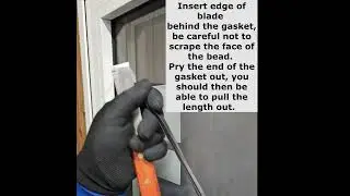 How To Gasket removal QUICKglaze bead - Bifold/slim door