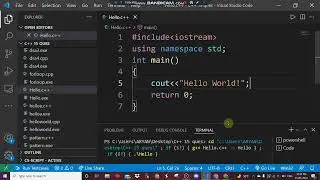 Hello World in C++ | #coding #competitiveprogramming