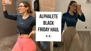 Alphalete Black Friday Haul (giveaway winner)