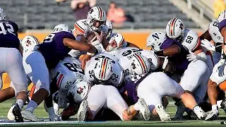 Bo Nix Hurdle Fail | 2021 Citrus Bowl Auburn vs. Northwestern