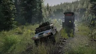 SnowRunner HUMMER Pulling a Train PS5 GameplayPS5Sharesnowrunner modssnowrunner console mod