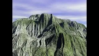 Maya Tutorial: How to create a mountain terrain. In Quick Steps