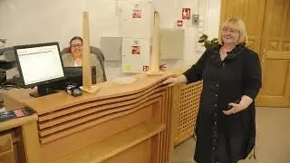 Kuldīgas kultūras centrs pagaidu mājvietā – lielveikalā