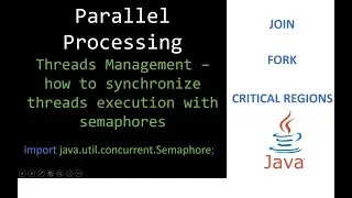 Threads Management – how to synchronize threads execution with semaphores