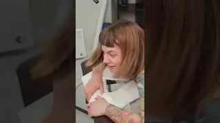 Painful foot massage for an emotional girl 