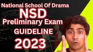 NSD Examination guidelines | Preliminary examination preparation 2023 | NSD admission process
