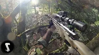 Airsoft Sniper Hides in TREETOPS and Wipes Out EVERYONE.