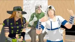 mmd everybody jjba diego johnny and gyro!