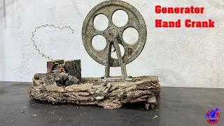 Restoration Hand Crank Generator | Restore Generator Rusty