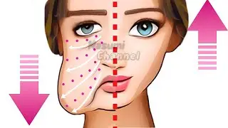 BEST FACE LIFTING EXERCISE for Jowl and Laugh Lines! (Smile Wrinkles, Nasolabial Folds)