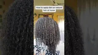 How to apply flaxseed gel to natural hair 