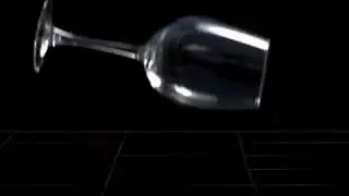 Футаж Разбивающийся бокал