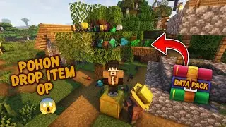 INI DIA WAJIB TAU!! CARA PASANG DAN DOWNLOAD DATA PACK UNTUK MINECRAFT TAPI POHON DROP ITEM OP