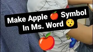 Make Apple 🍎 Symbol In Ms Word 😯. . . 