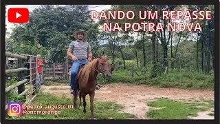 DANDO UM REPASSE NA POTRA NOVA