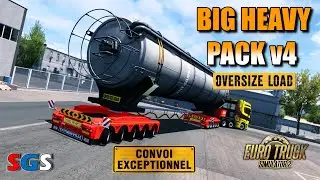 |ETS2 1.43| Big Heavy Pack v4 [Trailer mod]